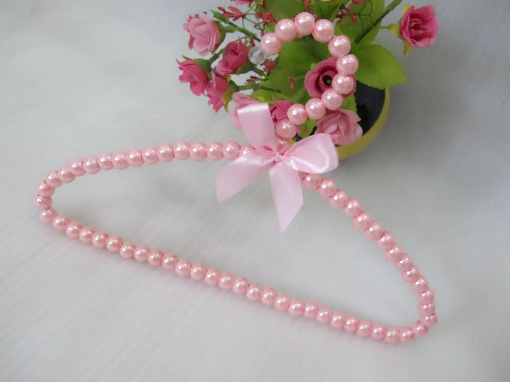 Настенная жемчужная полка с бантом для детской одежды Abs пластик оптовая продажа