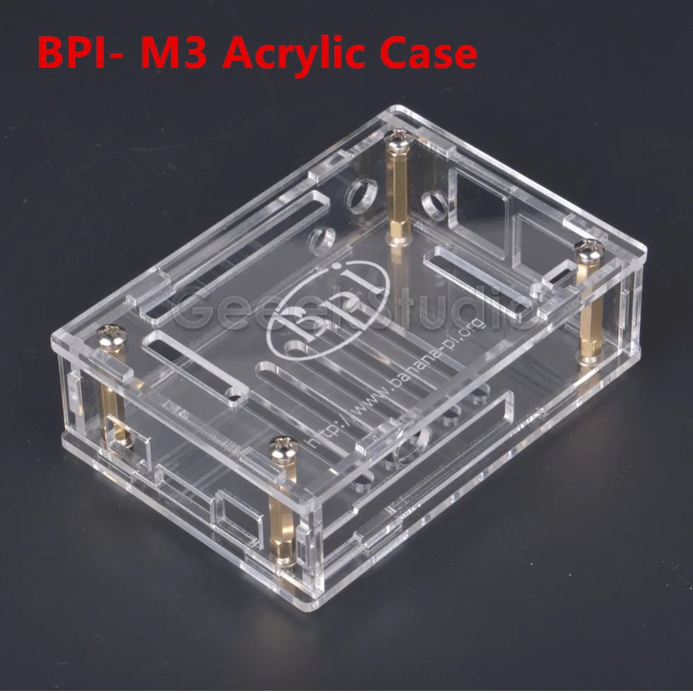Фото Прозрачный акриловый чехол Защитный корпус для BPI-M3 Banana Pi M3 №1