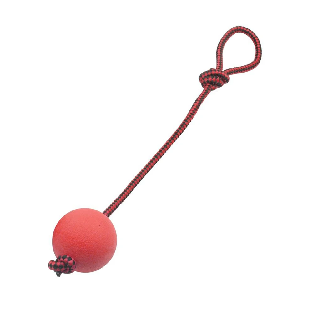 Твердой резины собака Жевательная для дрессировки игрушки чистки зубов жевания