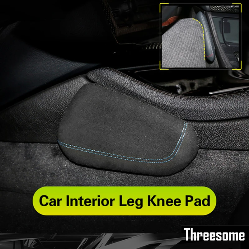 

For BMW Mercedes Audi Volkswagen Ford Focus Renault Car Accessories Interior Leather Leg Cushion Knee Pad Car Styling