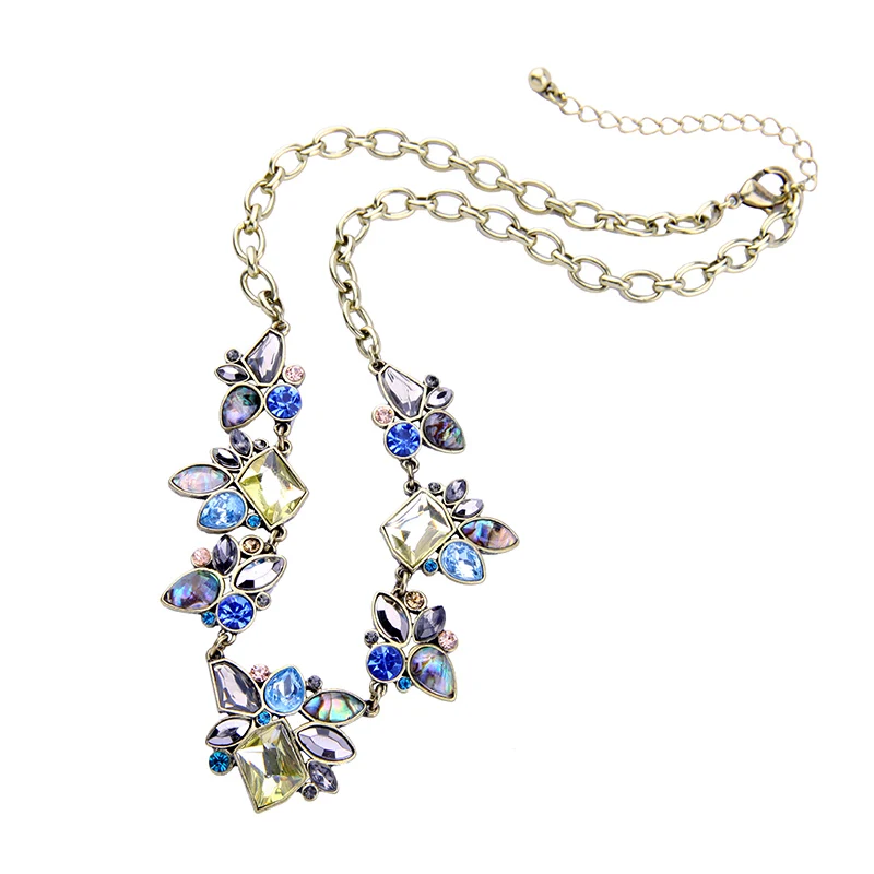 Женское массивное ожерелье KISS ME винтажное геометрическое с кулоном ювелирное