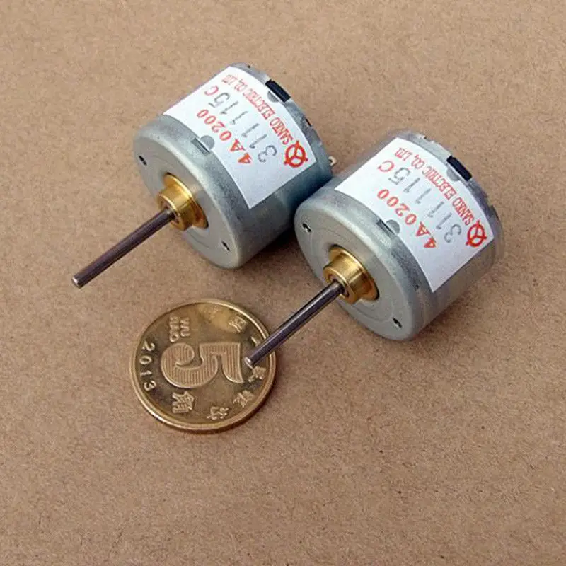 Латунь плеча вала 24 мм Круглый Micro 310 двигатель постоянного тока RF-310CA длинные