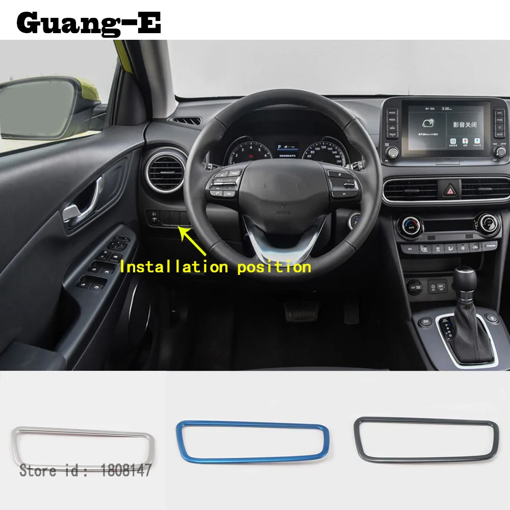 Для Hyundai Kona Энсино Кауаи 2017 2018 2019 2020 автомобиля Стикеры Крышка передняя фара