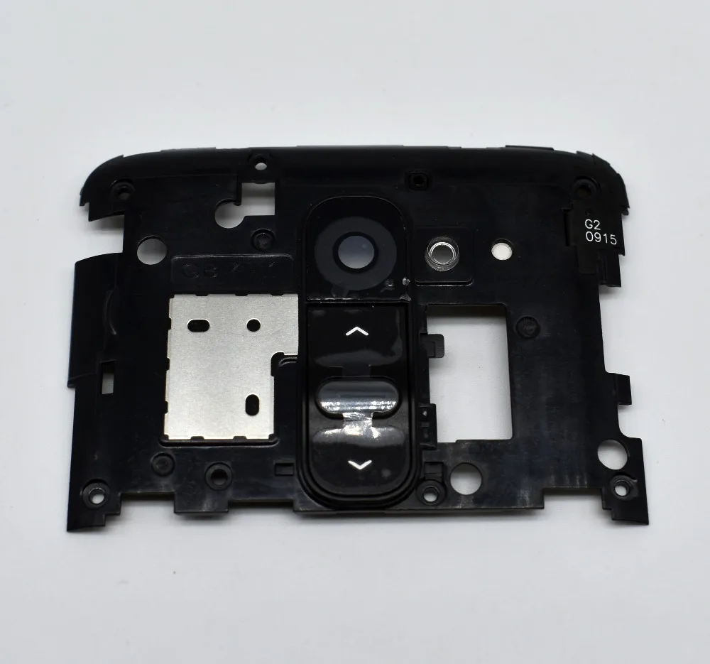 Оригинальная новая средняя рамка Середина корпус с объективом камеры для LG G2 D800