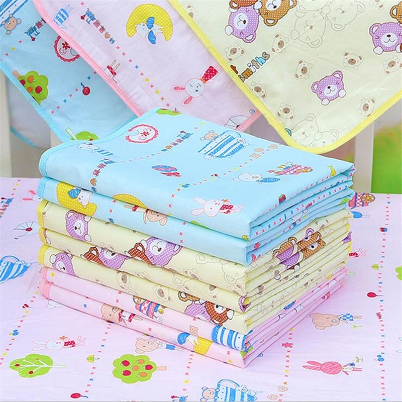 Хлопковый коврик для младенцев многоразовый дорожный моющийся подгузник