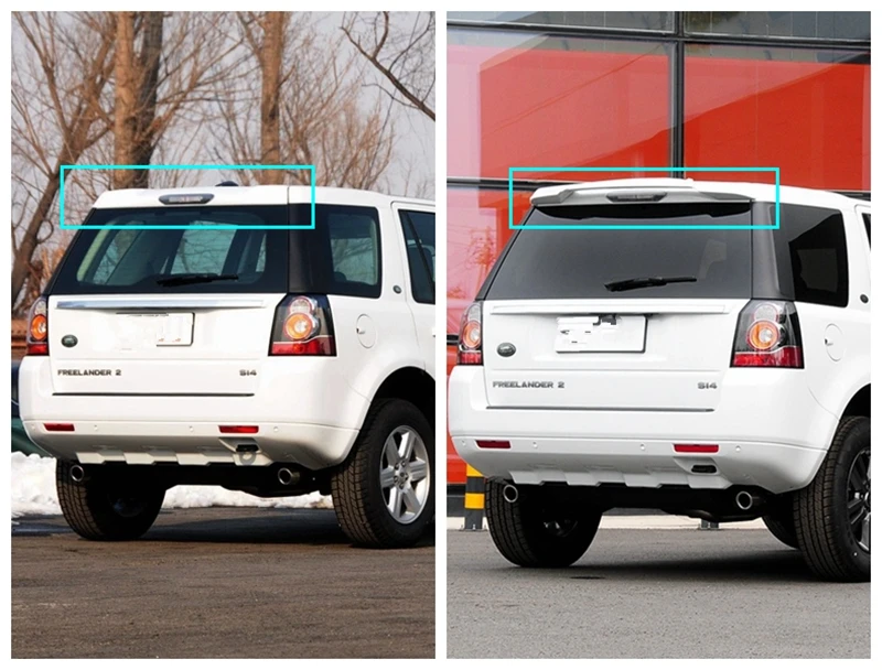 2007 2008 2009 2010 2012 2013 2014 2015 для Land Rover freelander 2 ABS Пластик Неокрашенный задний багажник