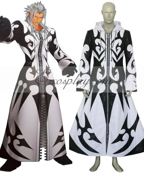 Male size Kingdom Hearts xemnas Косплэй костюм E001 - Цвет: Male size