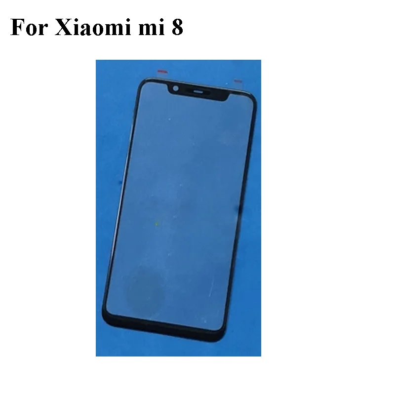 Для Xiaomi mi 8 mi8 передняя внешняя стеклянная линза Ремонт сенсорного экрана внешнее