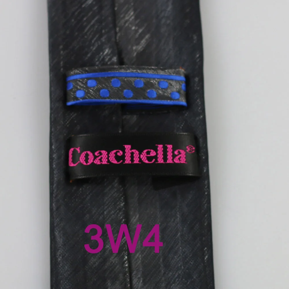 YIBEI Coachella 2015 тонкие узкие галстуки мужские черные королевские синие атласные