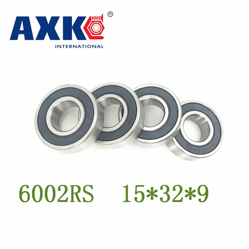 Подшипник Axk 6002rs Abec-3 (8 шт.) Шариковые подшипники с глубокой канавкой 15*32*9 мм 6002-2rs