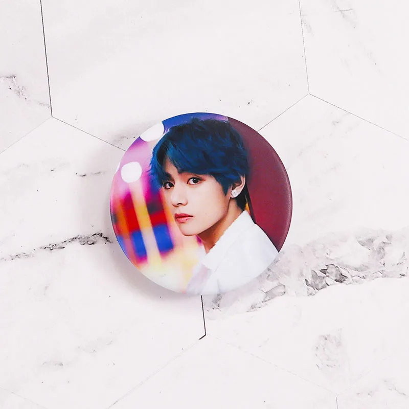 5 Year-End Clearances Kpop Bangtan Boys Pin Album Brooch Badge Accessories For Clothes Hat Backpack Decoration - Окраска металла: 5
