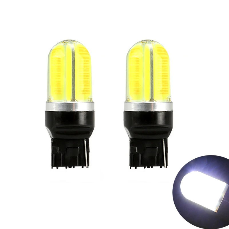 2 шт. суперъяркие светодиодсветодиодный лампы с COB-чипом 48SMD T20 7440 360 градусов 8 cob