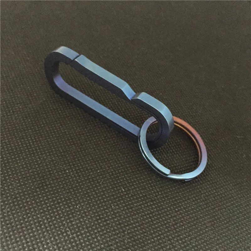 Карабин TC4 из титанового сплава для скалолазания быстроразъемный зажим кольцо