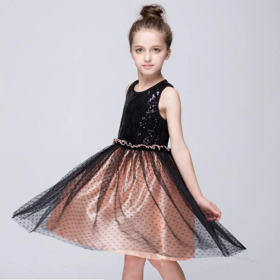 Одежда для девочек праздничная одежда детей летнее кружевное платье принцессы