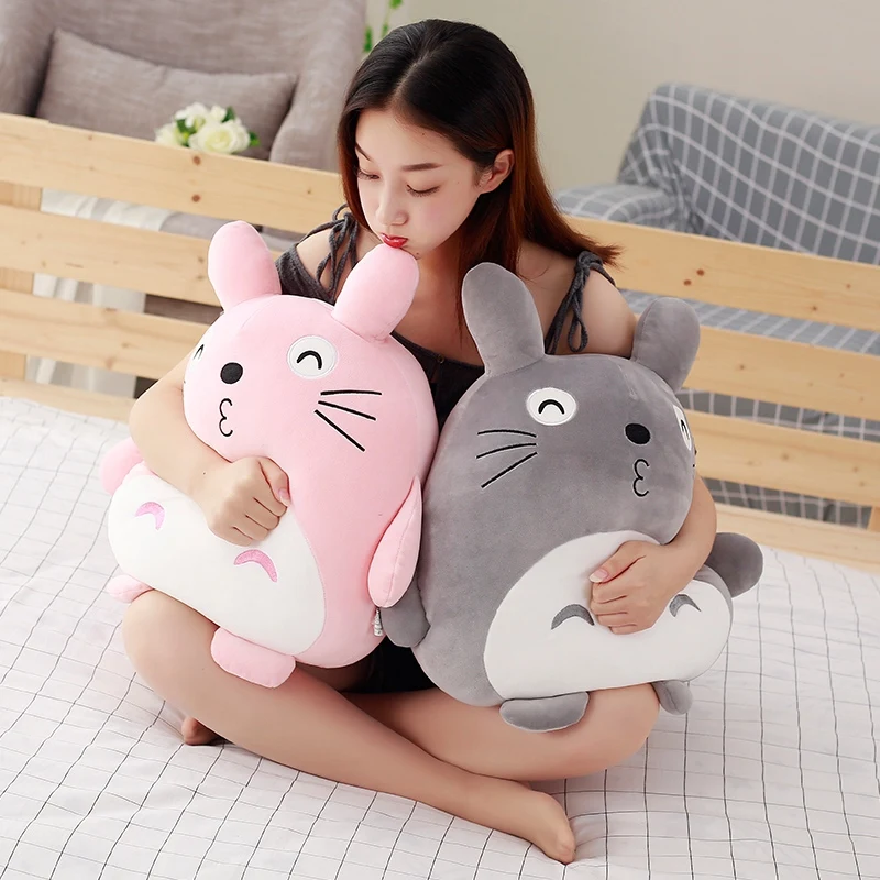 

1pc 40cm Super Kawaii Anime My Neighbor Totoro Plush Pillow Soft Stuffed Cartoon Totoro Toy Doll Cushion Lovely Gift for Kids