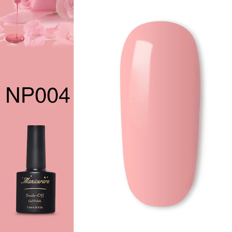 Manicurara Nude розовый красный УФ гель для ногтей блестит Гель лак Полупостоянный