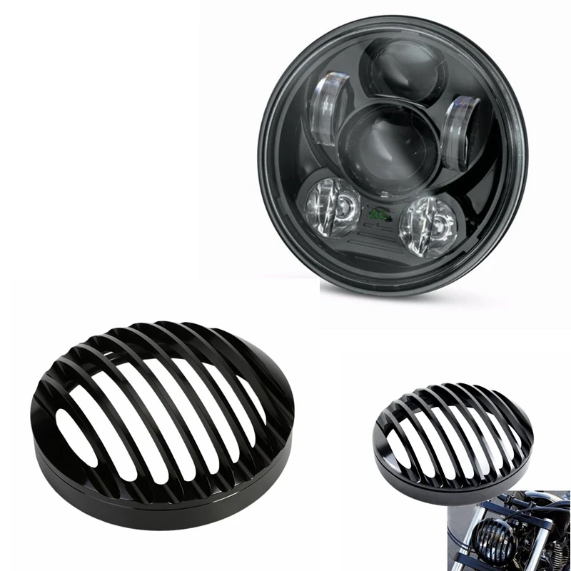 Аксессуары для мотоцикла 5 75 дюйма светодиодные фары 3/4 накладка на гриль