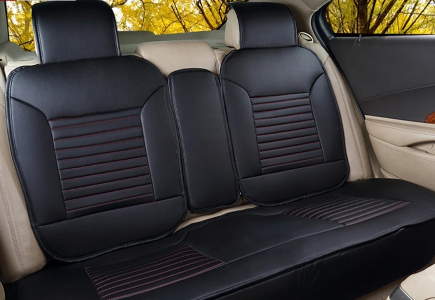 Чехол на сиденья Four seasons из искусственной кожи чехлы передние и задние для honda accord