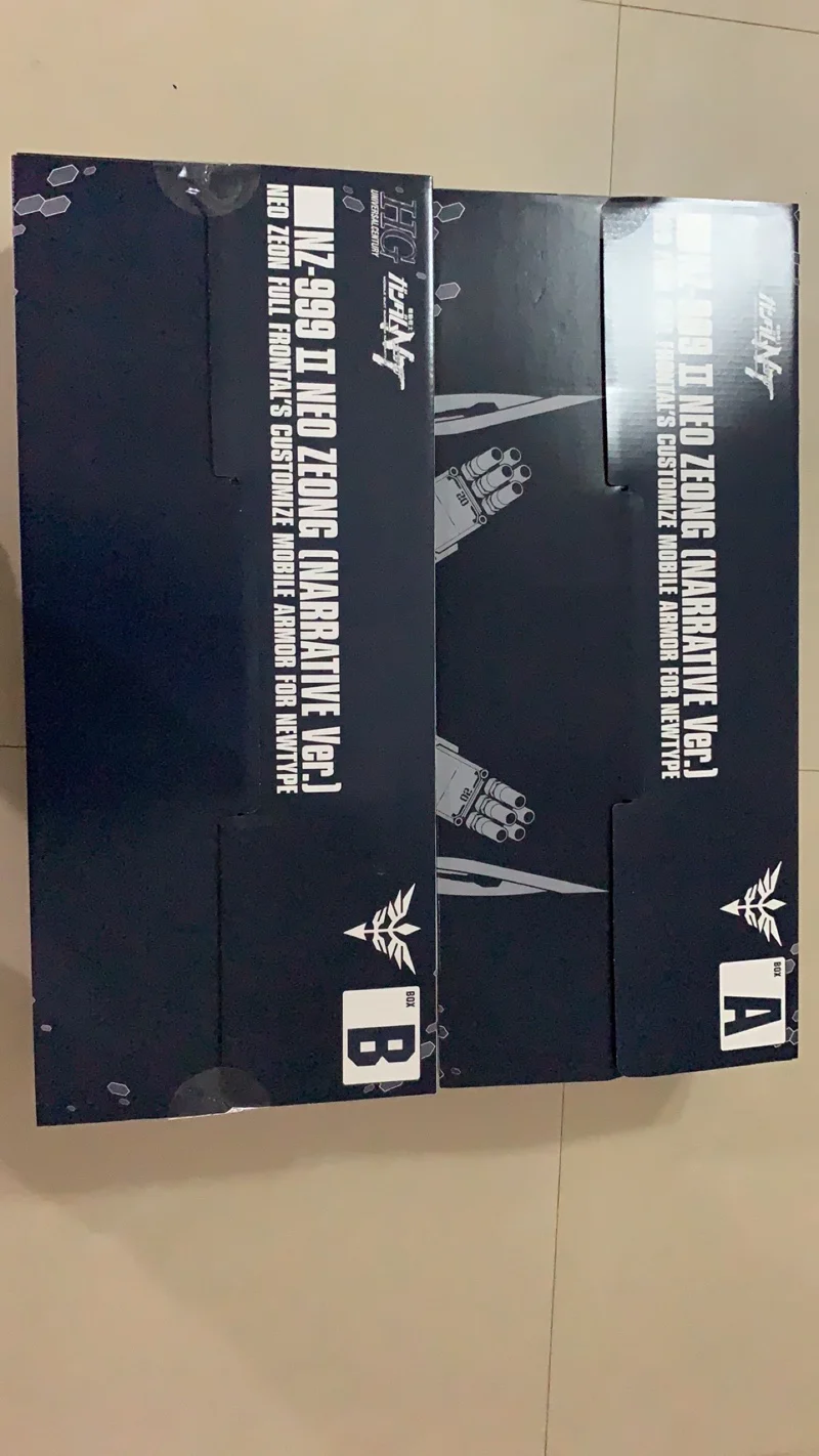 Bandai HGUC 1/144 PB Гандам NZ-999 II NEO ZEONG повествование Ver мобильный костюм собрать модельные наборы фигурки Детские игрушки