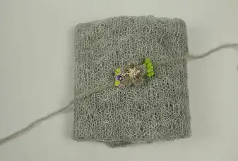 6 wrap n headband 150x40 см эластичный плед из ангорской козьей шерсти+ повязка на голову, новорожденный реквизит для фото младенца аксессуары для детской фотосъемки одеяло кокон гамак - Цвет: 6 wrap n headband