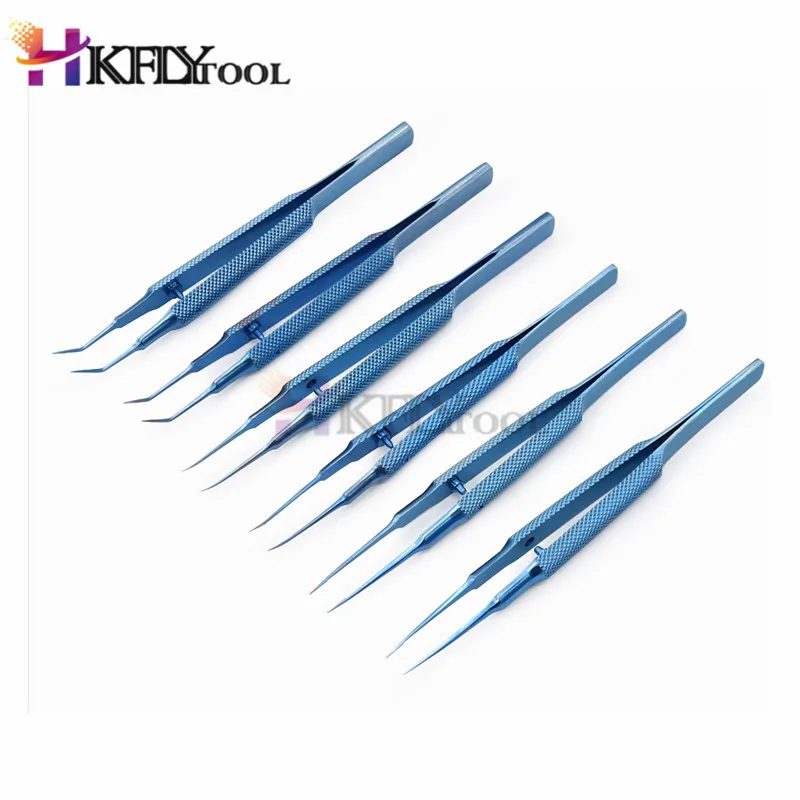 Микроскопические инструменты микроножницы из титанового сплава зубчатые