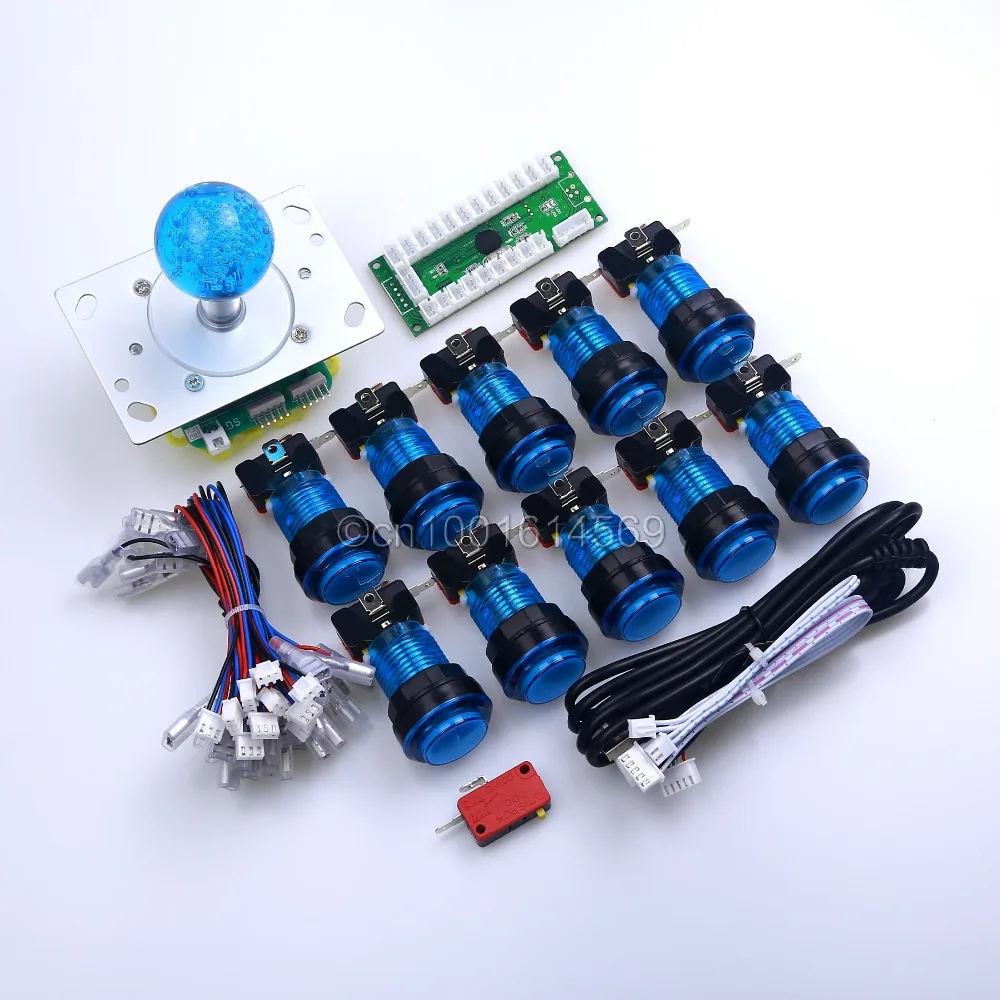 Светодиодная аркадная игра с нулевой задержкой детали сделай сам USB PC для