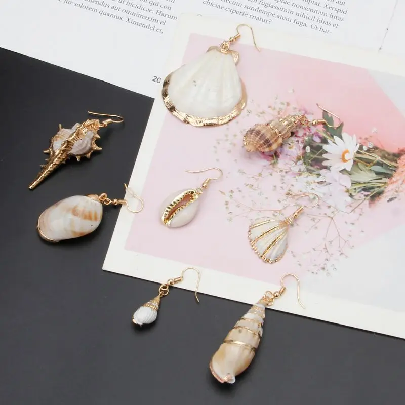 Женские Висячие серьги Морская ведьма 1 пара модные ювелирные украшения в стиле