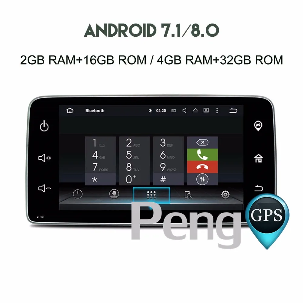 Восьмиядерный CD DVD плеер 2 Din Android 8 0 автомобильное радио для Mercerde Bnez Smart 2015-2017 GPS
