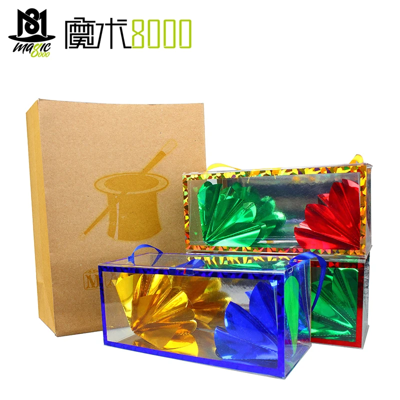 

The Flower Box Production Dream Bag Magic Tricks Close Up Easy Accessories Paper Empty Output