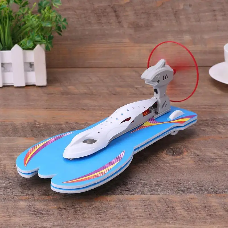 Дети научный эксперимент Наборы DIY Air Мощность модель корабля собрать пазл