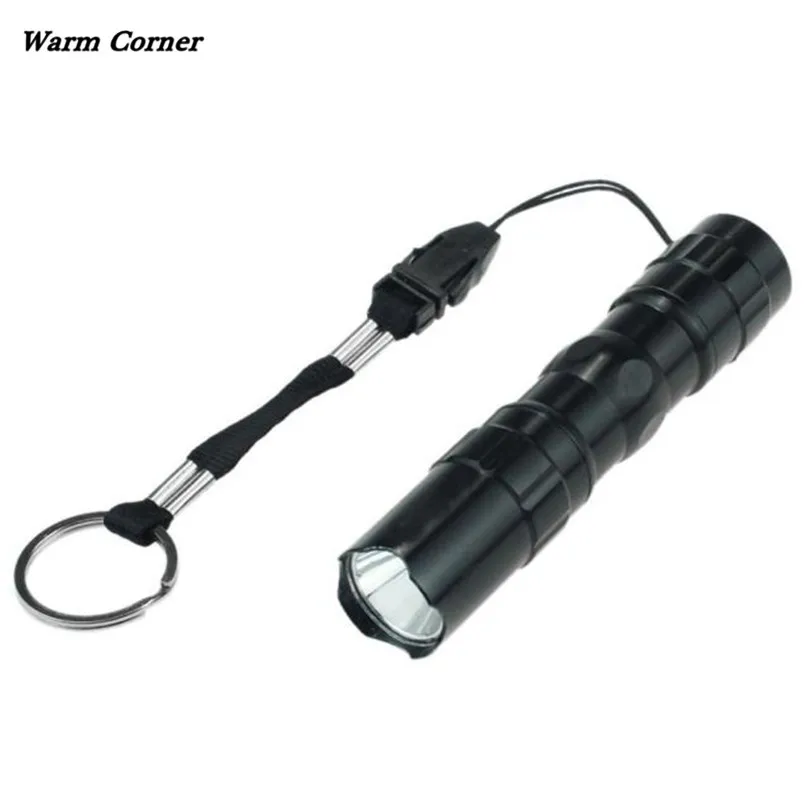 Фонарик 3 цвета мини свет Водонепроницаемый светодиодный фонарик лампа AA батарея