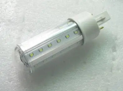 50 шт./лот G24 6 Вт Светодиодная кукурузная лампа E27/G24 PL с 360 градусов лучом свет AC85-265V