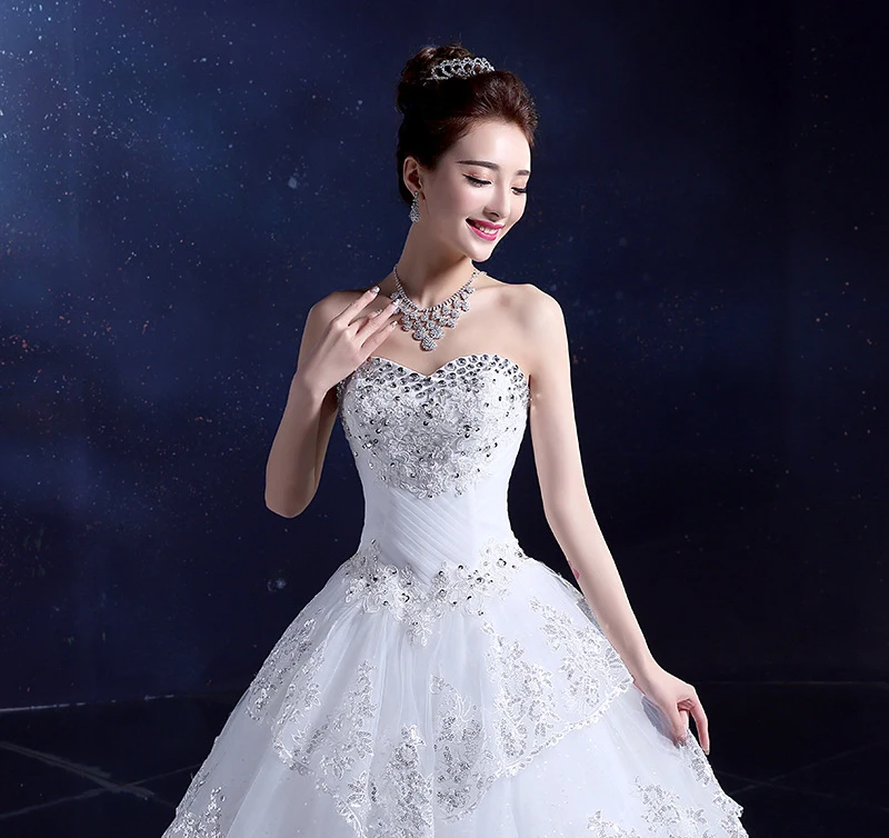 Свадебное платье 2019 свадебные платья бальное простое многослойное кружевное