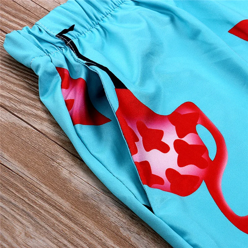 2019 Семейные Комплекты Купальники Бикини Лето Фламинго печати купальное Монокини