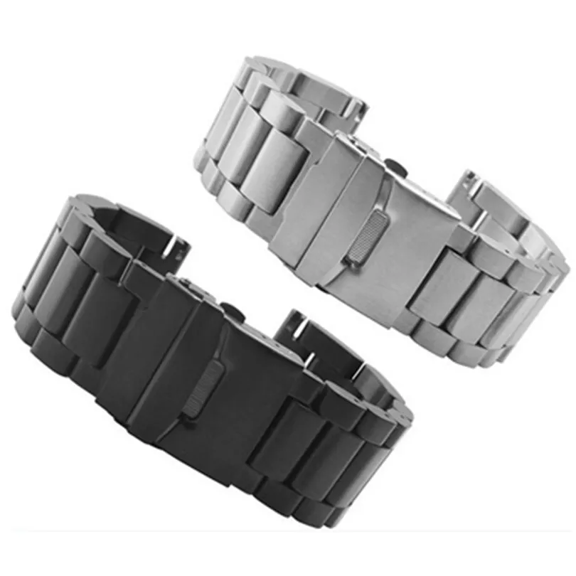 22mm 24mm 26 mm Solid stainless steel watchband stainless steel bracelet watches Strap Accessories + Tool