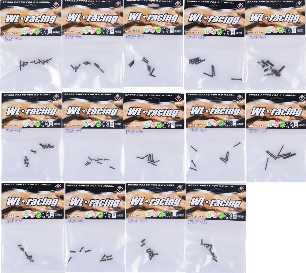 Wltoys 12428 12423 12628 12429 Запчасти для радиоуправляемых автомобилей 0100 0101 0102 0105 0107 0108 0109