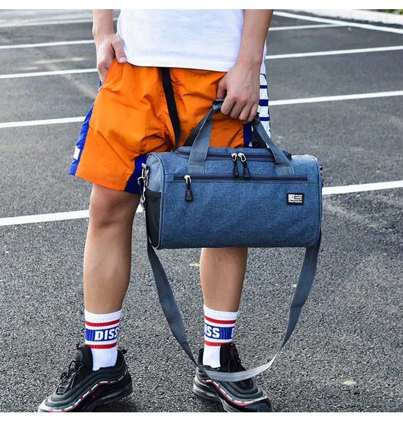 Men Travel Duffle Solid Crossbody Luggage Bag Unisex Portable Nylon Handbags Large Multifunctional Shoulder Bag For Male XA268WC