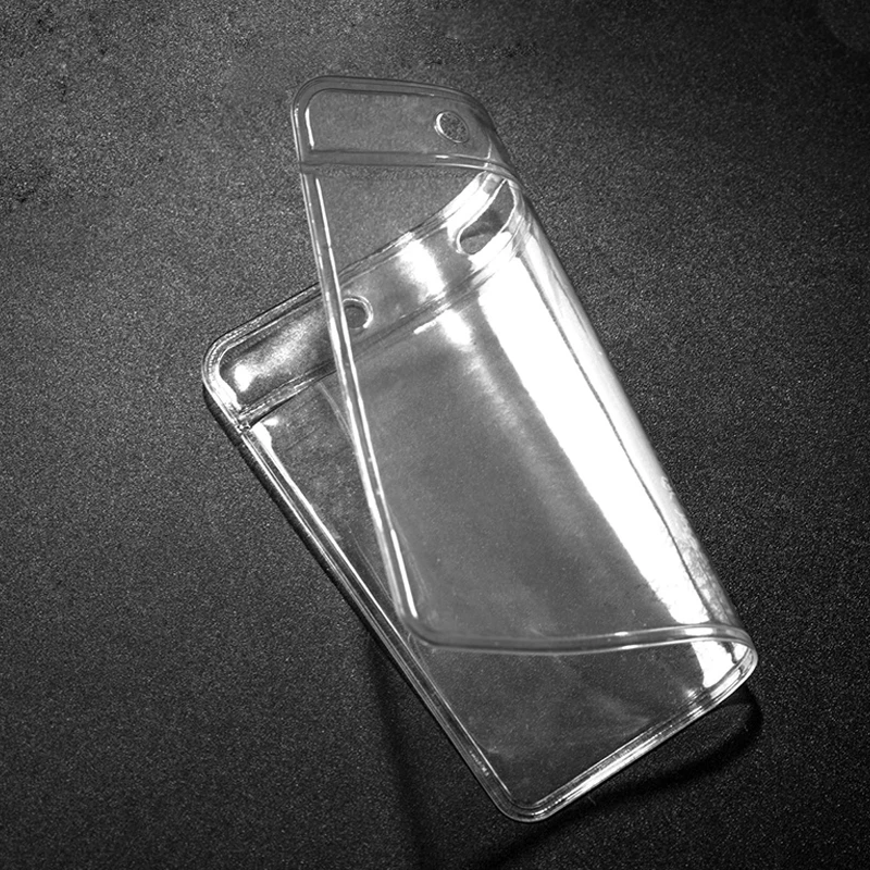 6 шт./лот водонепроницаемый прозрачный мягкий ПВХ для офиса удостоверения