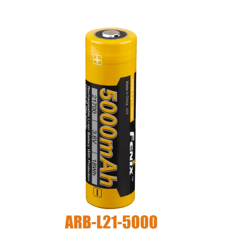 Fenix ARB L21 5000 21700 литий ионная аккумуляторная батарея мАч с PD36R|accessories|accessories