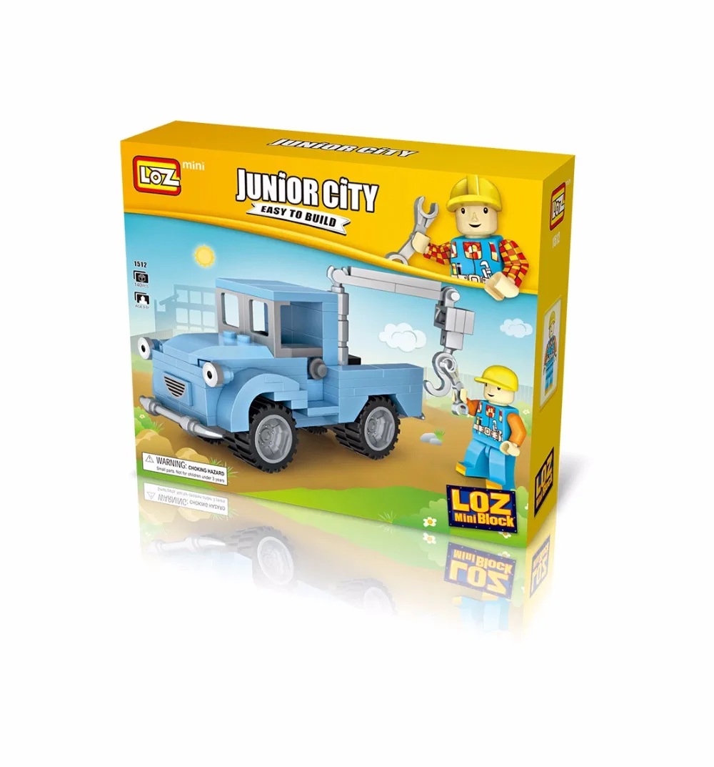 LOZ блоков техника мини Жуэ Грю camions Ingenieur Modele Enfants Jouets educatifs VOITURE палан DIY briques