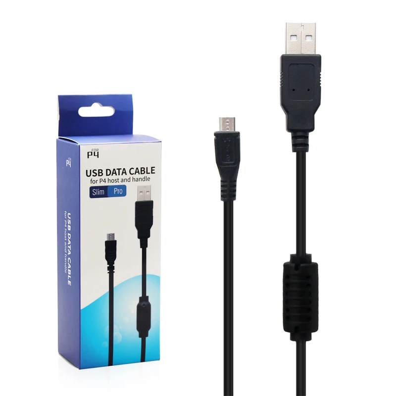 Игровой контроллер 2 в 1 для Sony PS4 Slim микро-зарядка USB кабель передачи данных и