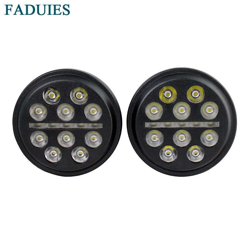 FADUIES 4 5 дюймовый светодиодный противотуманный фонарь для мотоцикла 1/2 &quot30 Вт