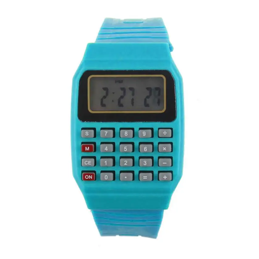 Детские часы reloj despertador цифровые светодиодные силиконовые Многоцелевые