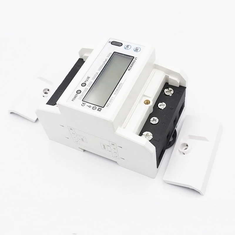 ЖК ac220V 230 V 50 Гц 60 Гц 5-80A RS485(MODBUS-RTU) удаленного счетчика функция подсветки счетчик электроэнергии Мощность метр кВтч