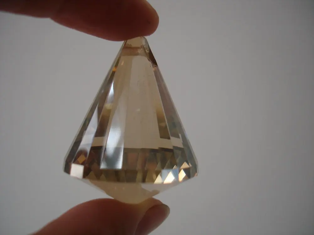 20 шт./лот 30 мм шампанского Хрустальный Призма алмазный шар для частей люстры DIY