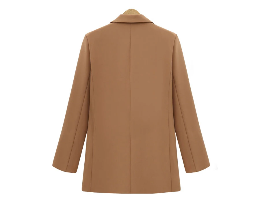 Женские блейзеры OL Style в европейском стиле черные светло-желтые с длинными