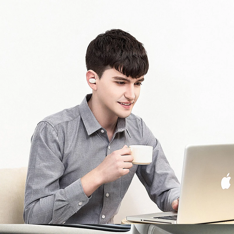 Оригинальный Xiao mi беспроводной Bluetooth 4 1 наушники ni гарнитура jia для iPhone X Android