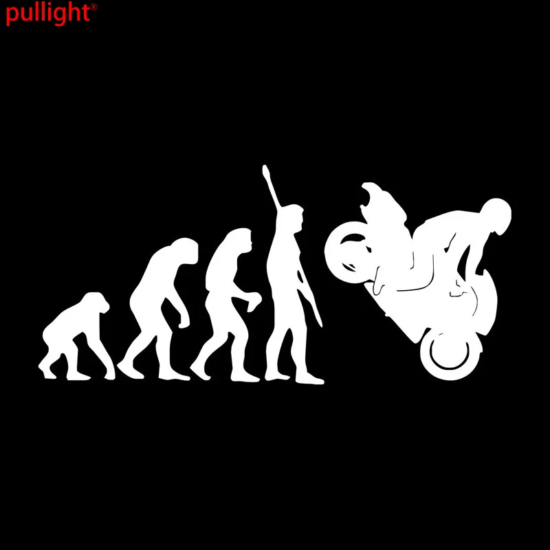 Мода человеческий Evolution персонализированные автомобильные наклейки виниловые