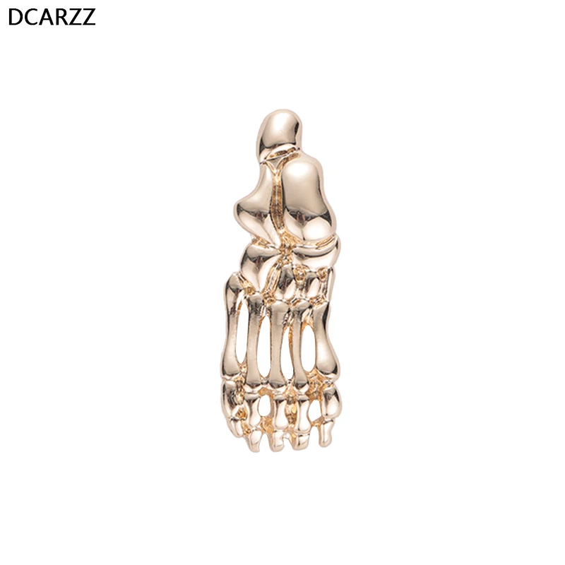 Золотой цвет DCARZZ, булавка для ног, значок, золото, серебро, брошь для мужчин, медицинский доктор, медсестры, хиджаб, булавки и броши, классические ювелирные изделия, Женские аксессуары, подарок - Окраска металла: Золотой цвет
