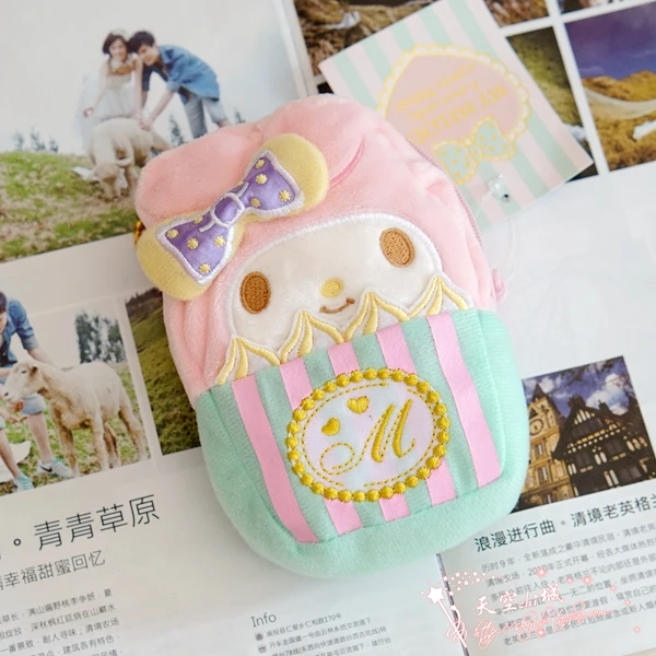 Милый плюшевый Чехол-кошелек для мелочи My Melody с изображением мороженого набитый